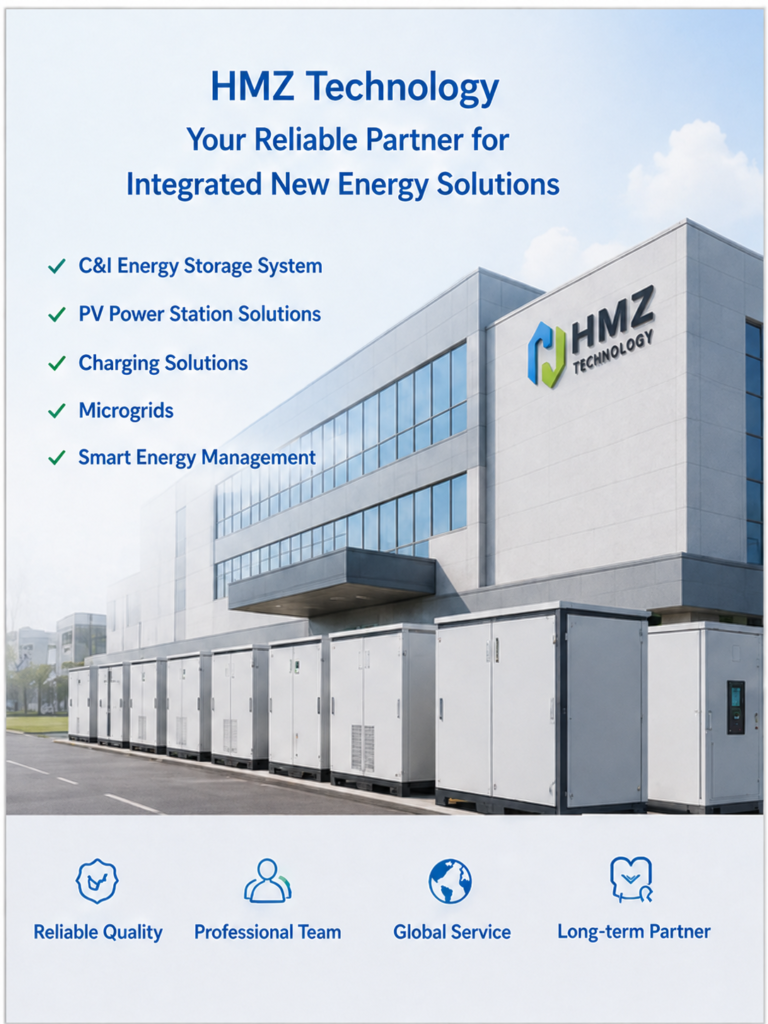 HMZ Technology integrated new energy solutions for C&I energy storage projects