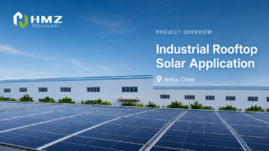 A 0.5MWp rooftop solar PV project completed by HMZ Technology for Zhuoer Electric.